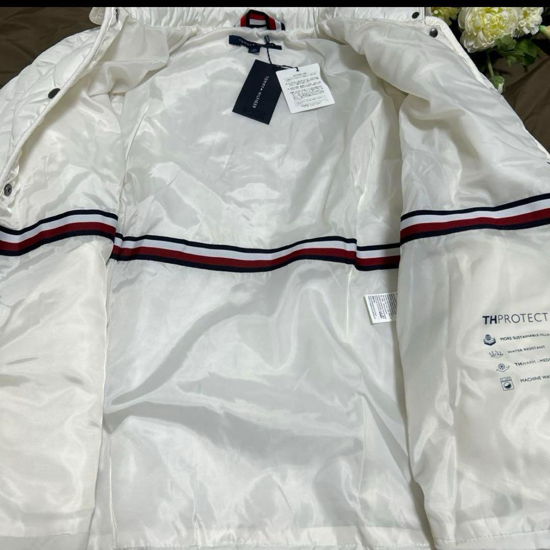 秋から冬にトミーヒルフィガーキルティングジャケットS