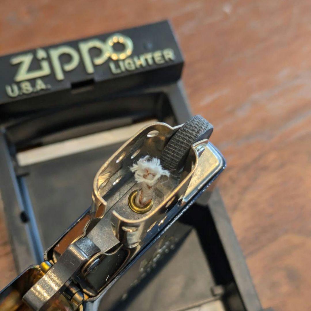 新品 2000年製 ピース Peace ブルーチタン Zippo ミレニアム