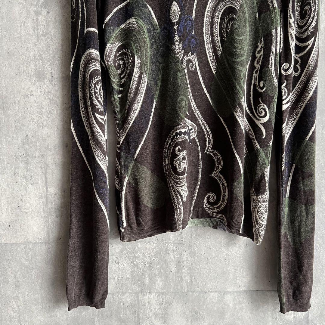 100％品質 ETRO トップス タートルネック シルク×カシミヤ エトロ トップス