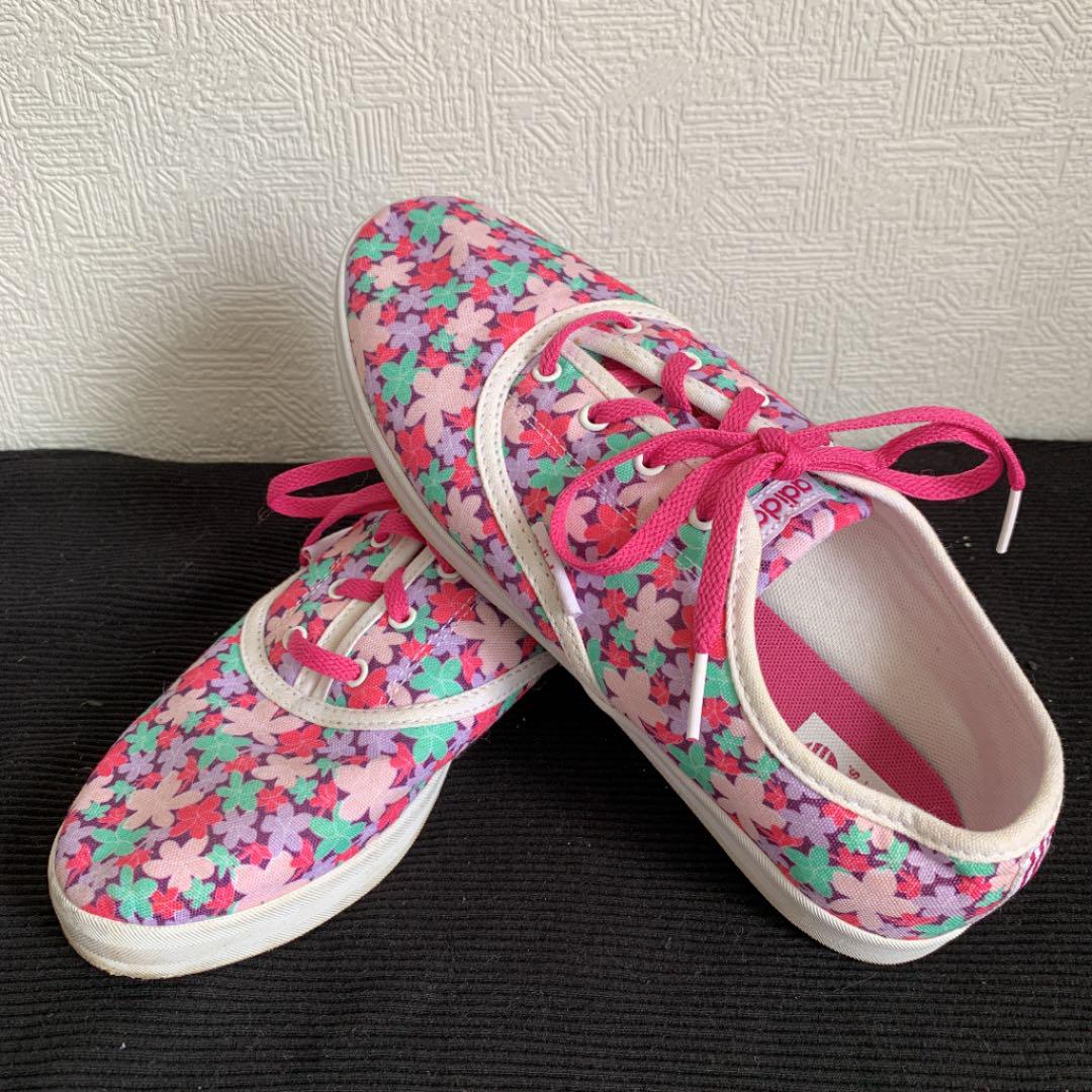 adidasNEO アディダスネオ スニーカー 花柄 24cm - メルカリ