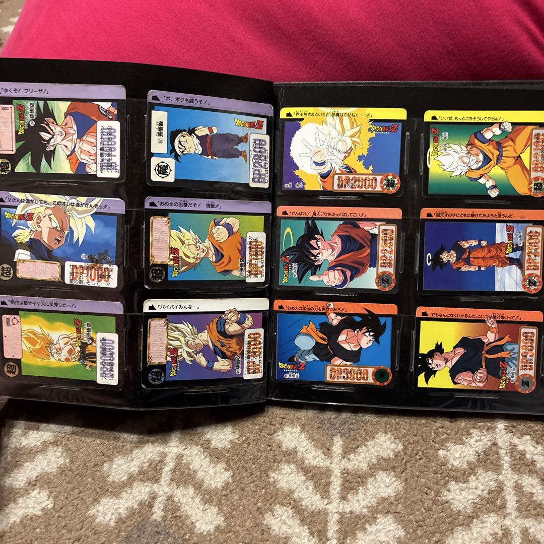 ドラゴンボールカードダス　ファイルとカードセット