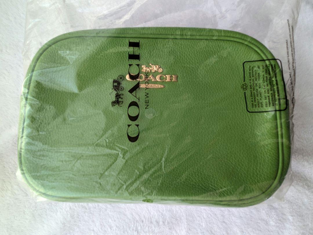 新品未使用未開封【公式】COACH/ショルダーバッグ/斜め掛け/グリーン