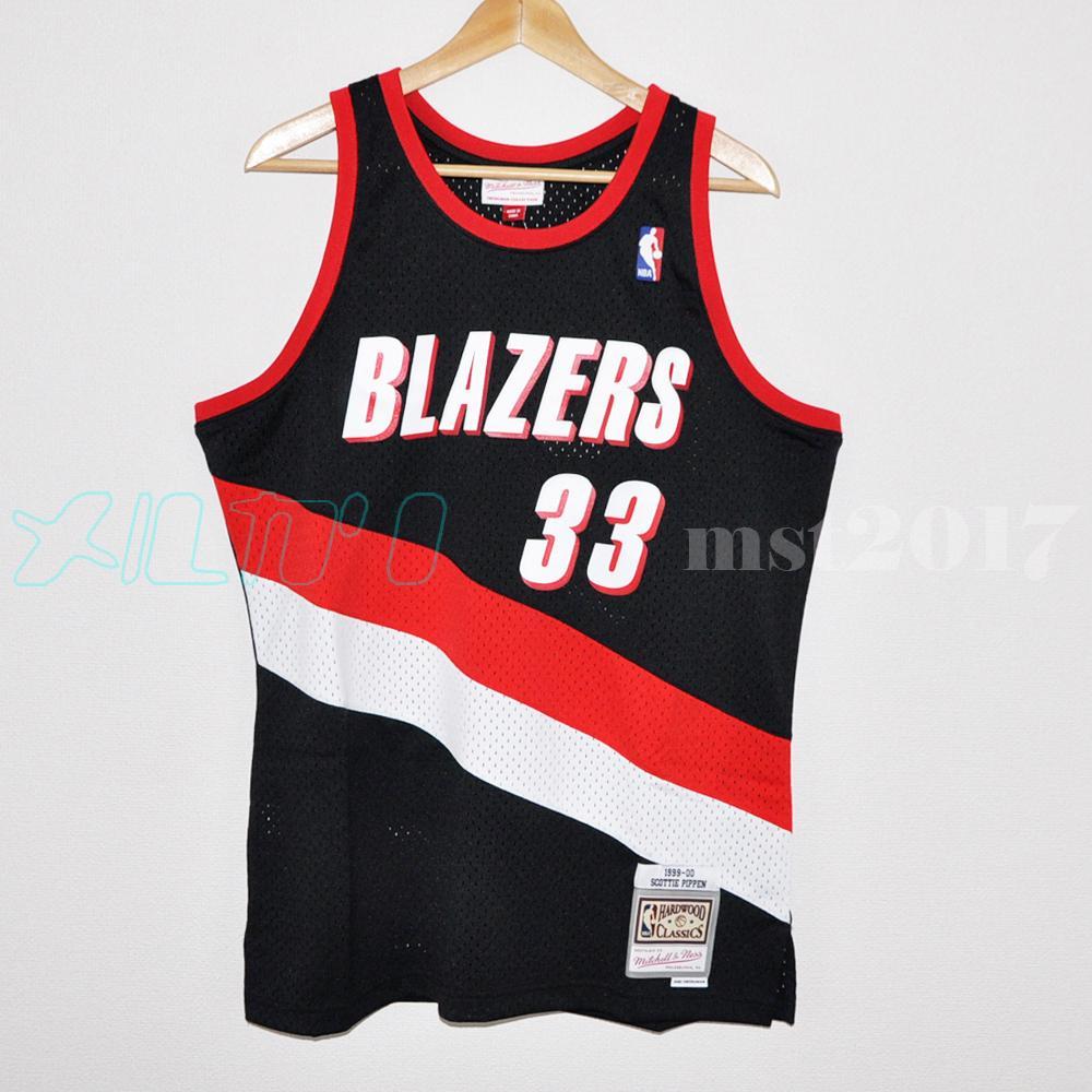 【NBA ユニフォーム】ブレイザーズ スコッティピッペン スイングマン m&n