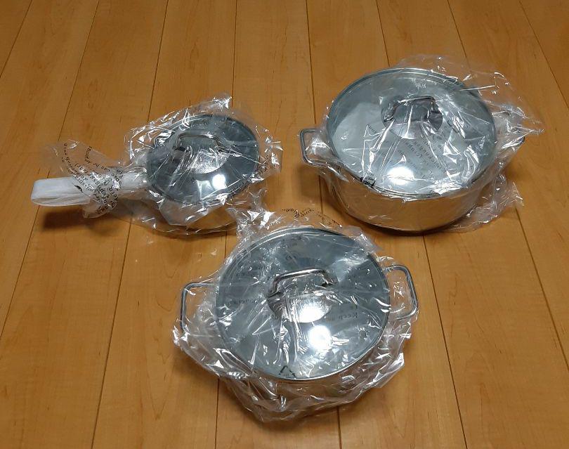 みーちゃん様専用WMFcollier鍋3点16cm片手20cm両手24cm両手