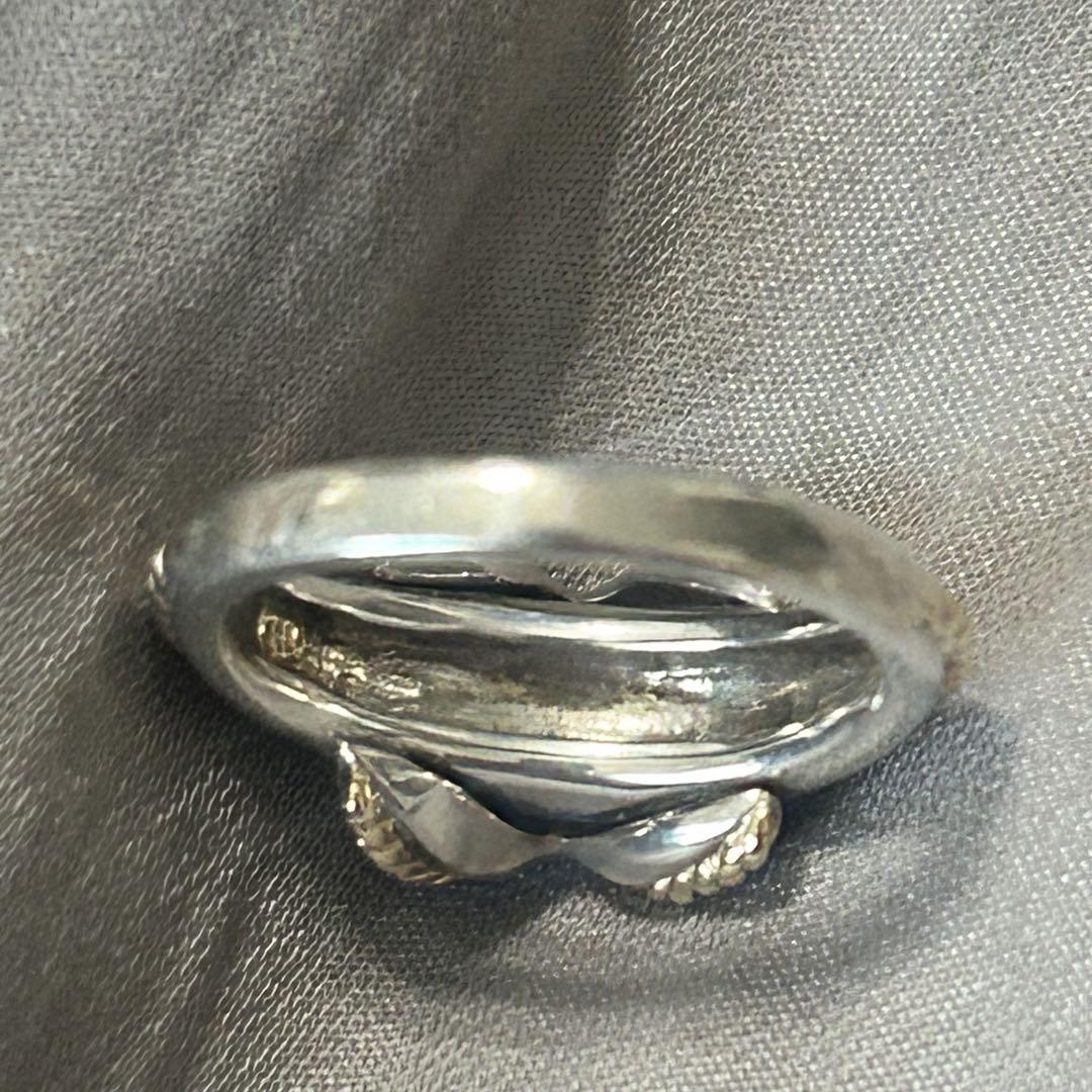 【美品】TIFFANY&Co. シグネチャー リング SV925 750 10号