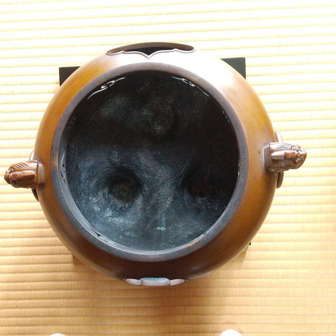 による 唐銅鬼面風炉と 共箱 ynbiK-m35526556218 けします