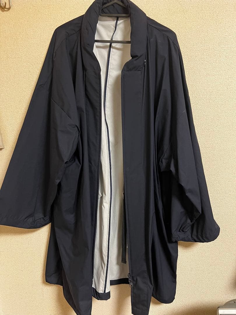 即完 いざ鎌倉 ナイロンロングジャケット ネイビーL・International Gallery BEAMS