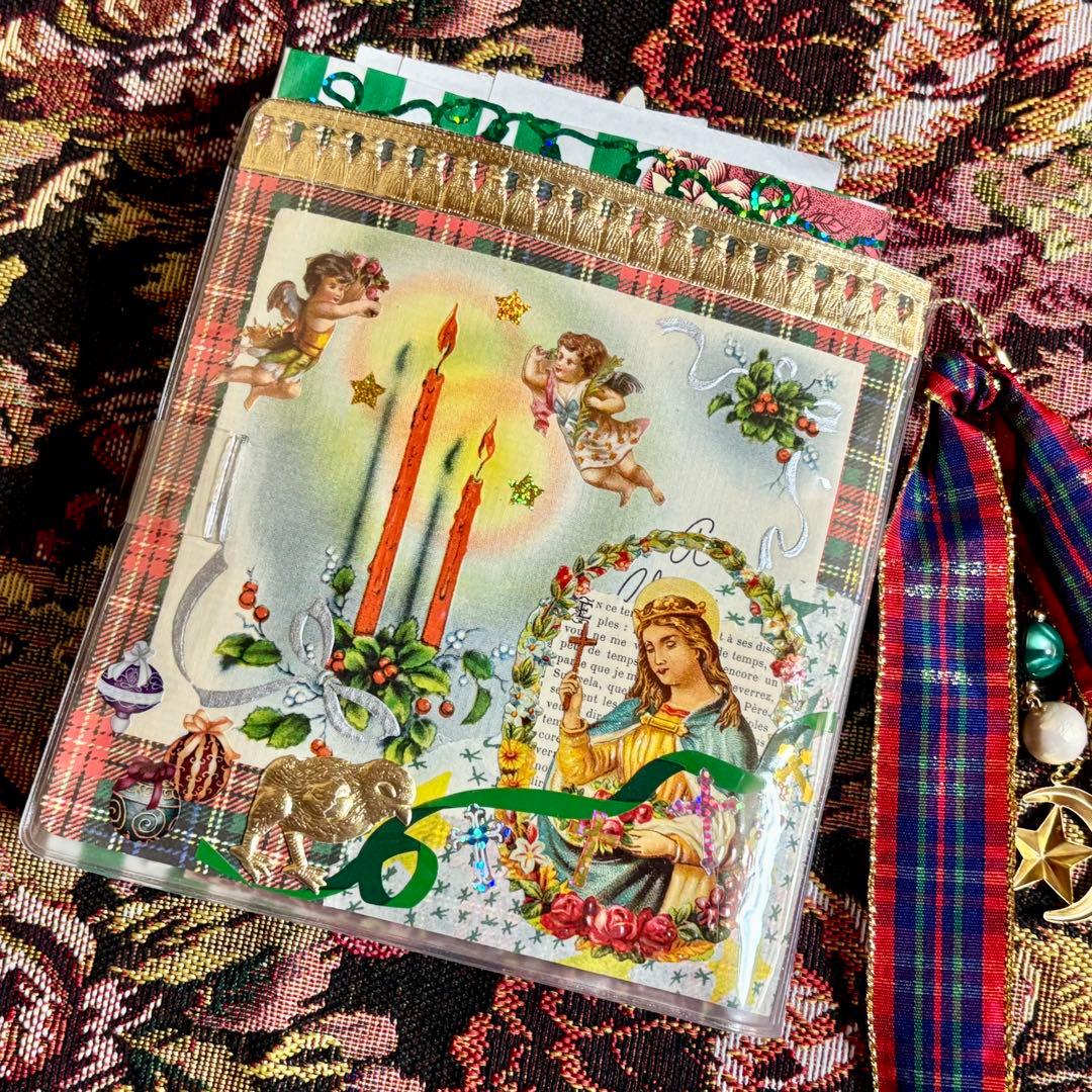クリスマスおすそ分けファイル ジャンクジャーナル コラージュ素材 クリスマスおすそ分けファイル ジャンクジャーナル コラージュ素材