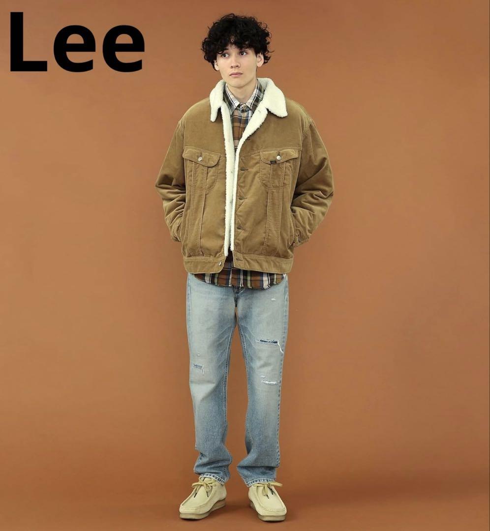 Lee リー ボアストームライダー コーデュロイジャケット ベージュ