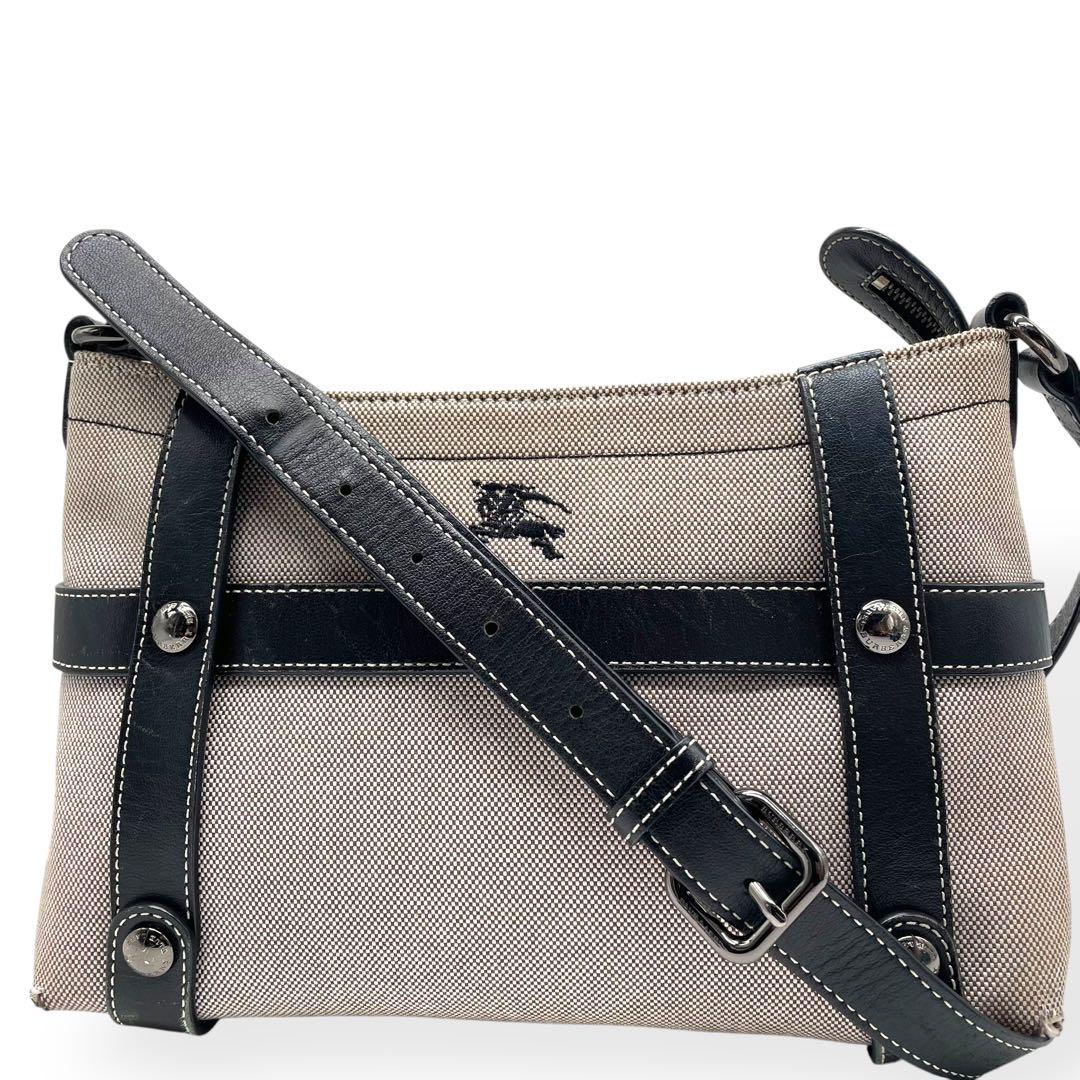 良品　BURBERRY BLUE LABEL　バーバリー　ショルダーバッグ