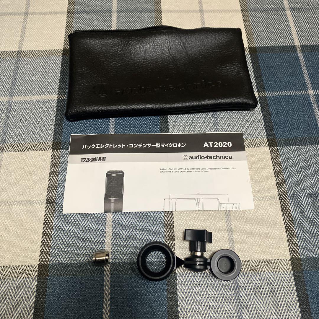 audio-technica AT2020WH コンデンサーマイク