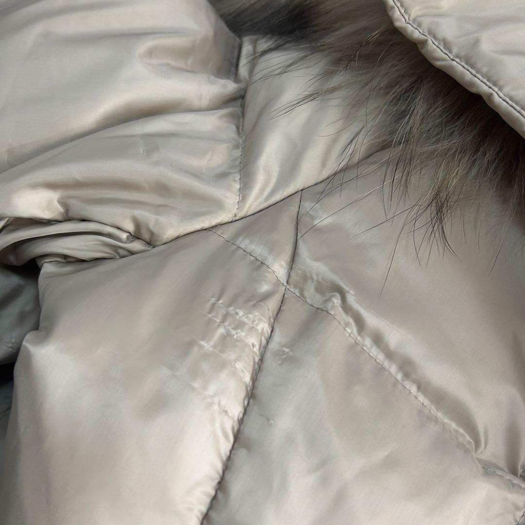 Z186 美品 23区 タヌキファー ロングダウンコート 40サイズ 3way Z186 美品 23区 タヌキファー ロングダウンコート 40サイズ 3way