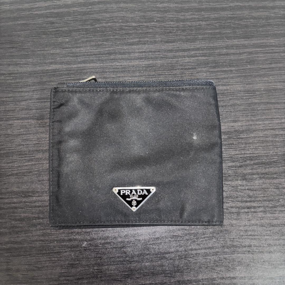 PRADA 二つ折り財布　ブラック小物
