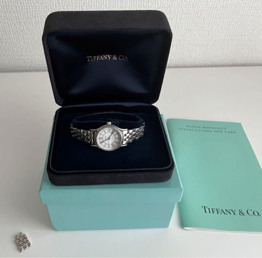 動作確認済　ティファニー　クラシックラウンド　ウォッチ　tiffany 腕時計
