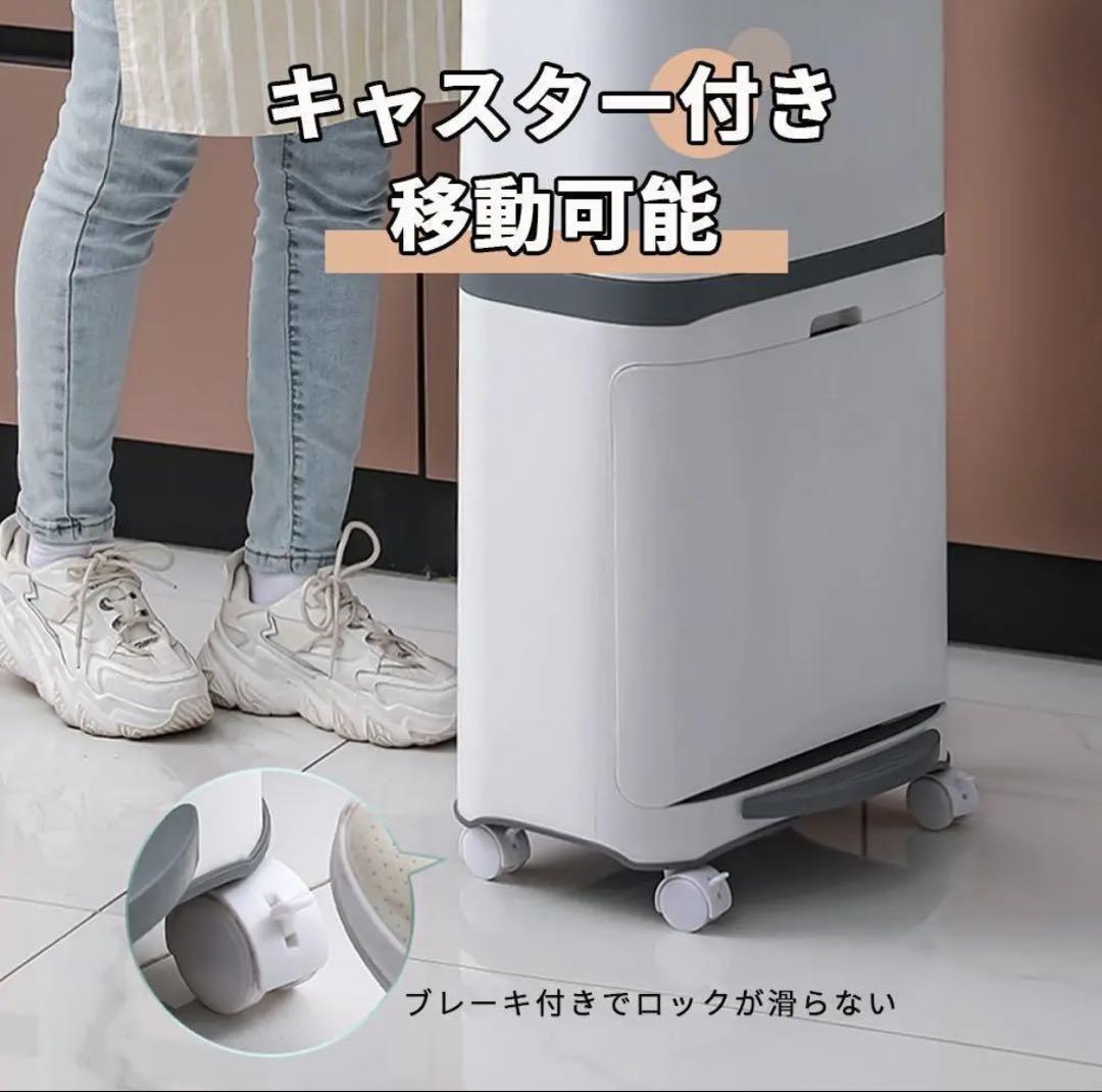 ゴミ箱　おしゃれ 分別ごみ箱 分別2段 省スペース 45リットル 大容量
