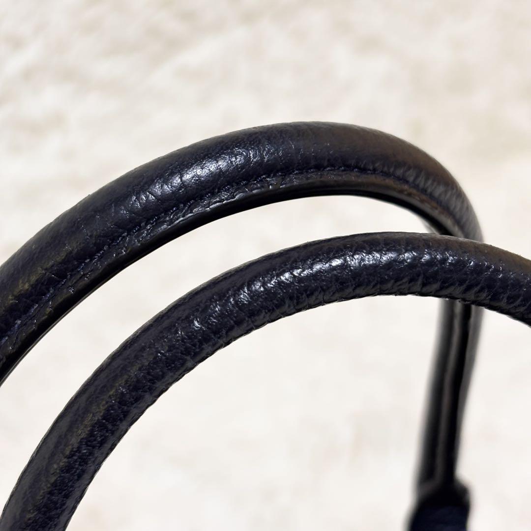 ✨美品✨ 人気 コーチ ハンドバッグ ショルダーバッグ 2way ネイビー 袋付