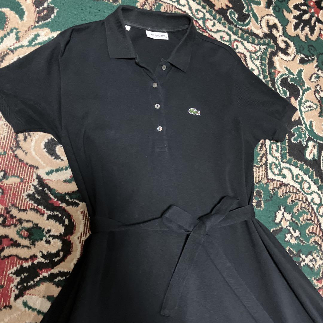 LACOSTE　ラコステ　襟付き　ワンピース　フレア②