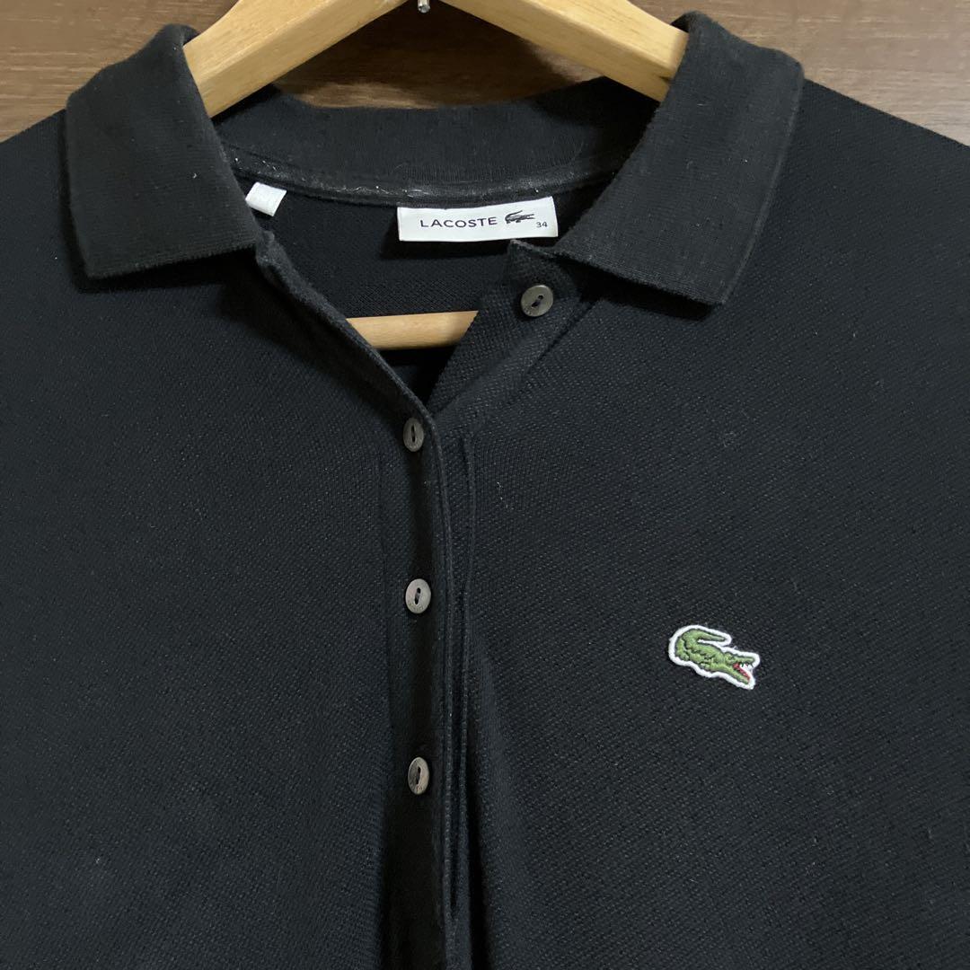 LACOSTE　ラコステ　襟付き　ワンピース　フレア②