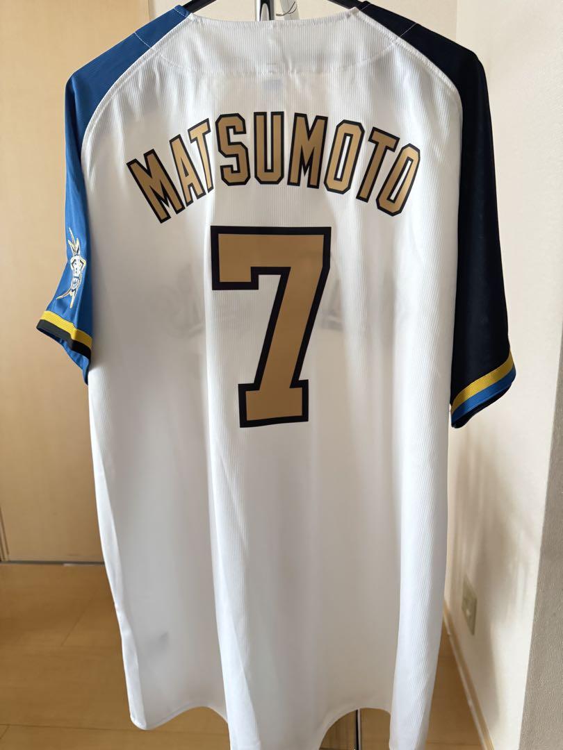 【美品】FIGHTERS 松本剛選手 XL ユニフォーム 20周年記念