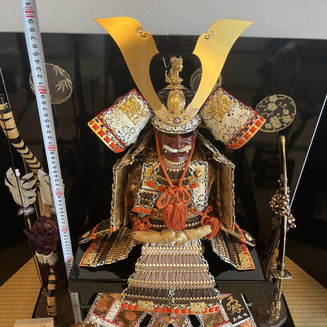 五月人形　鎧兜　上原玉鳳作　①鎧兜　 ※②とセット販売