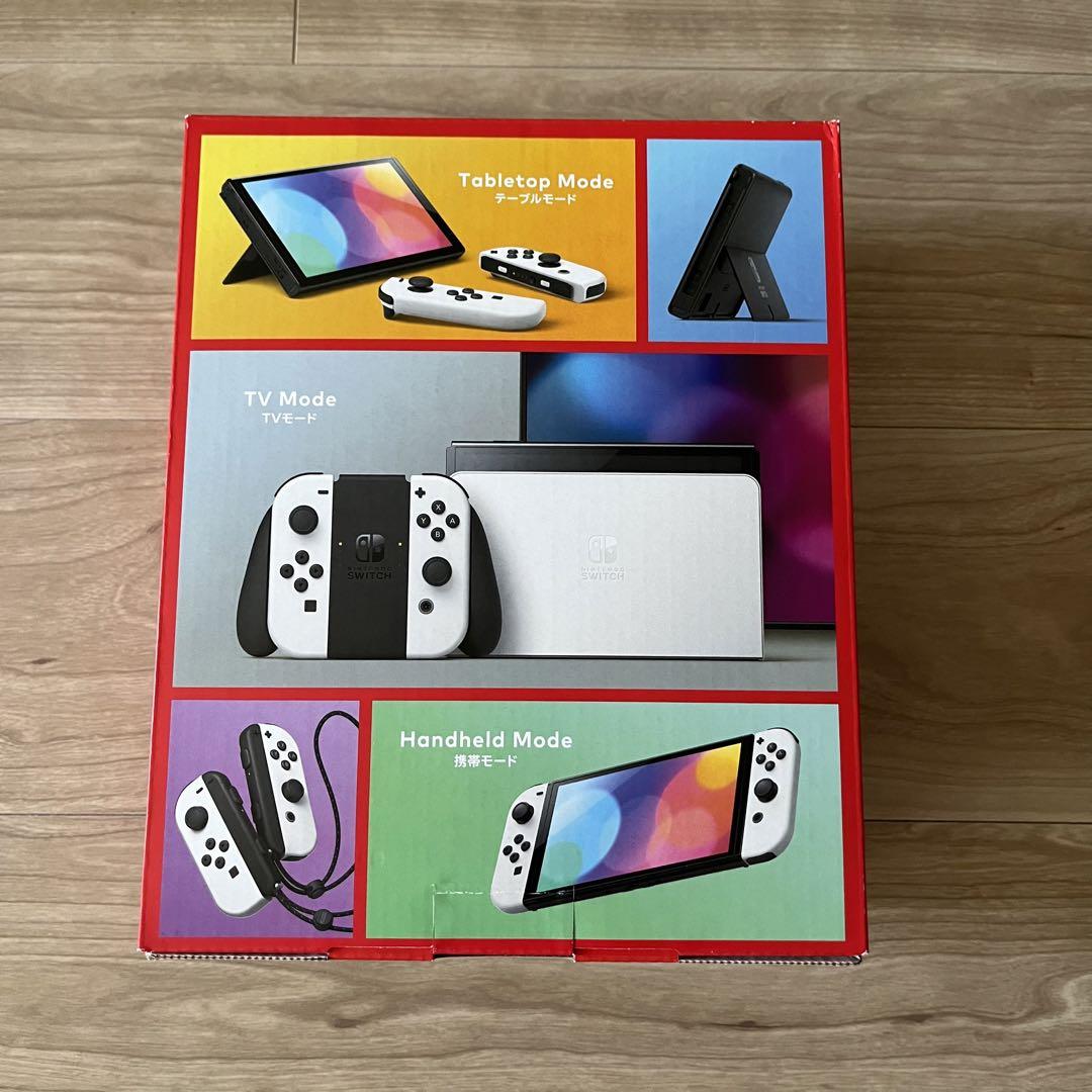 【新品未開封品】任天堂 NintendoSwitch本体 有機EL JCホワイト
