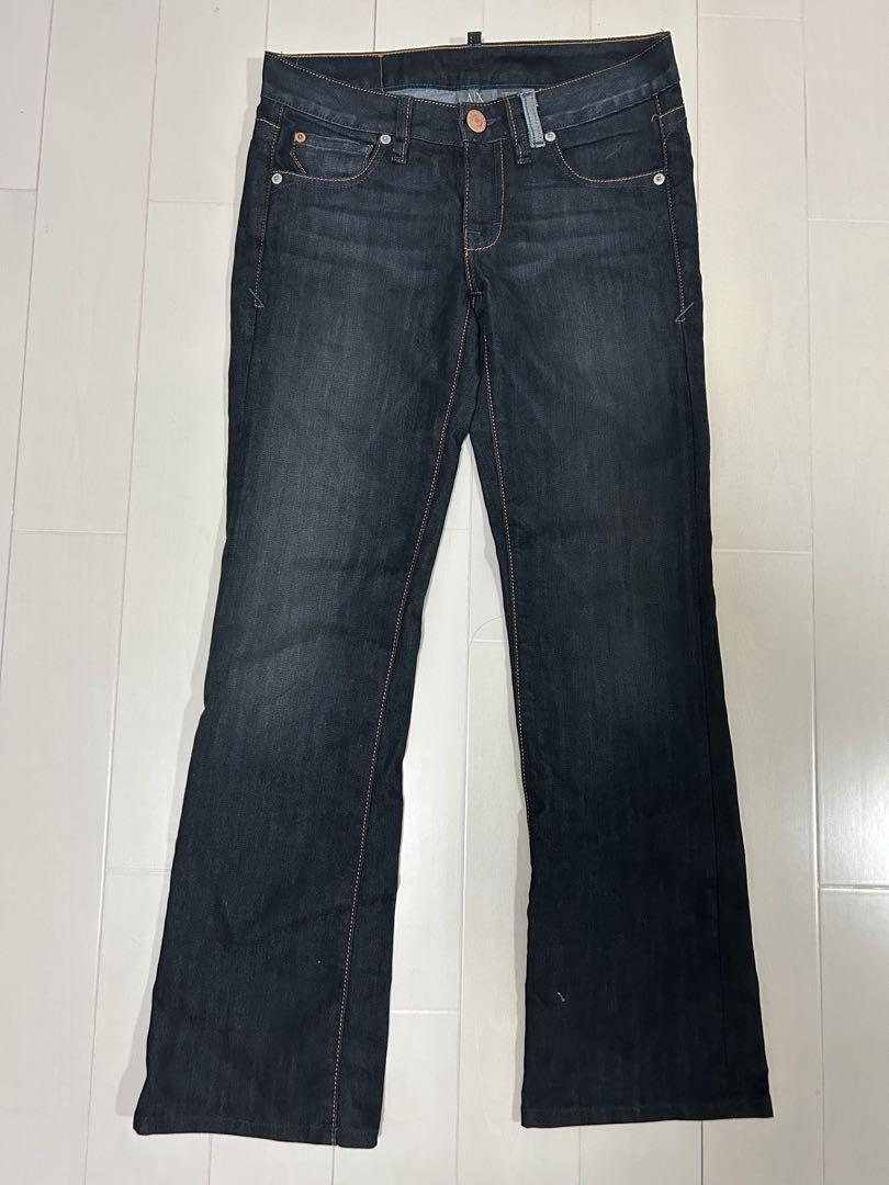 【A|X】ARMANI EXCHANGE ダークフレアデニム(y2k)