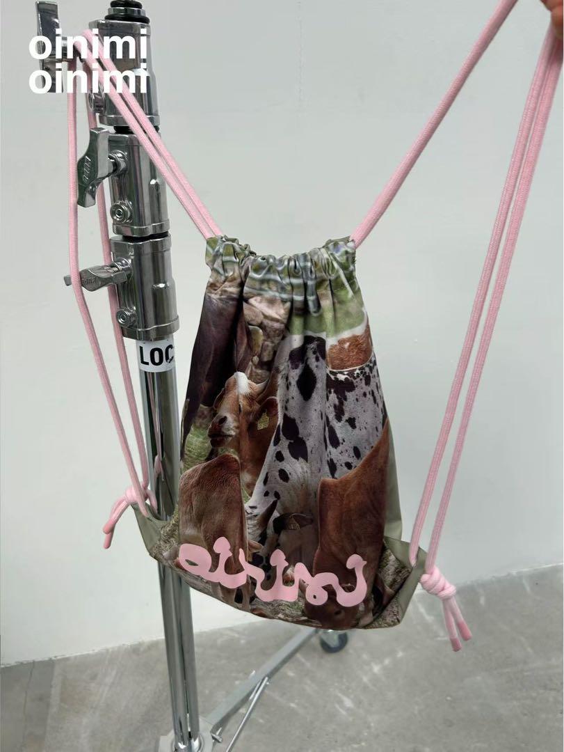 Oinimi animal bag (cow pink)