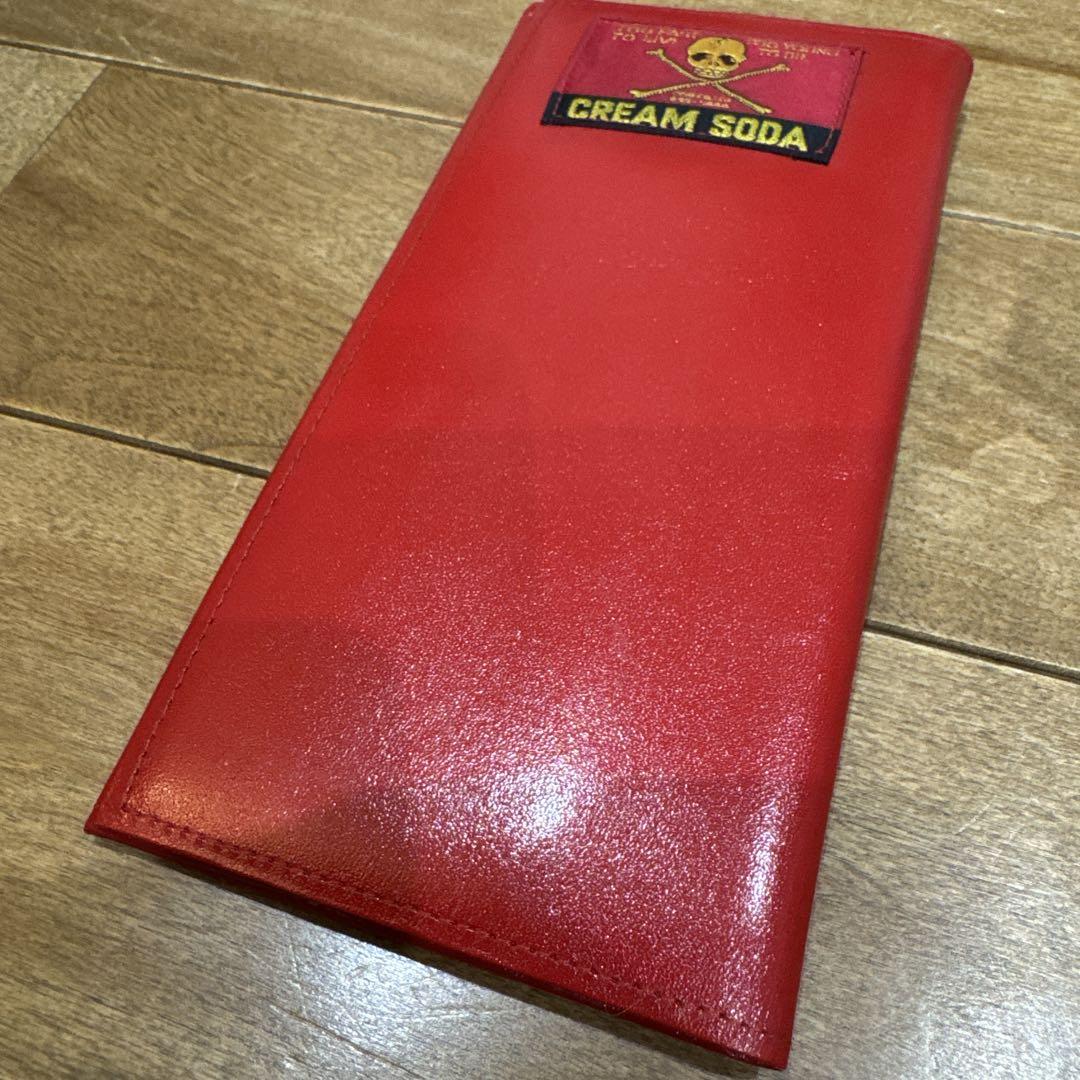 ほぼ新品！当時物！CREAM SODA クリームソーダ 財布 赤 レッド