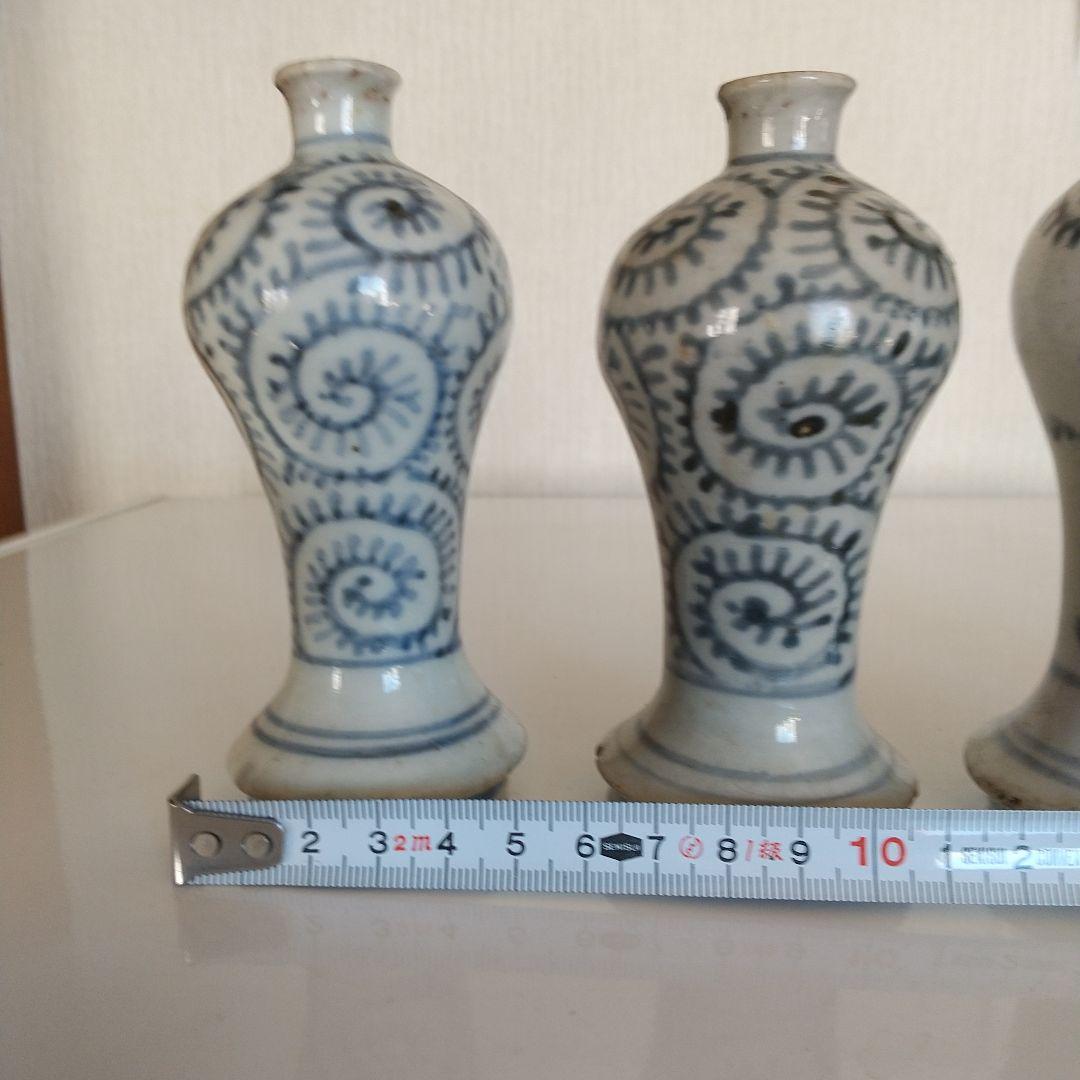 古伊万里蛸唐草 御神酒徳利4本セット（おまけ徳利2本付き）