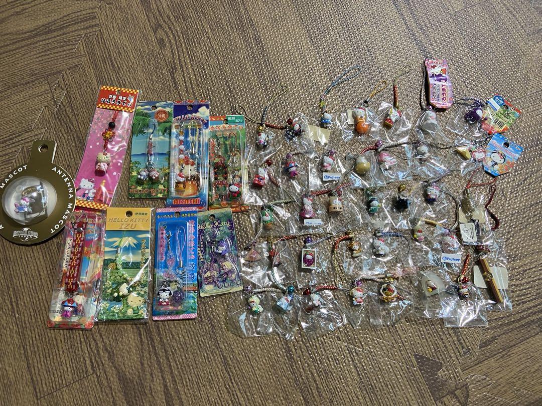 ご当地キティ ハローキティ ストラップ 根付け まとめ売り 45個