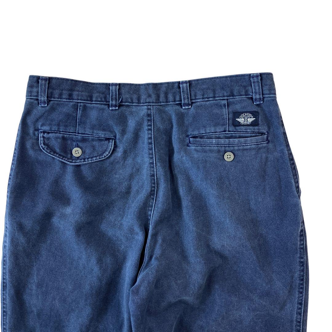 90s USA製 DOCKERS リーバイス ツータック チノパン 先染め