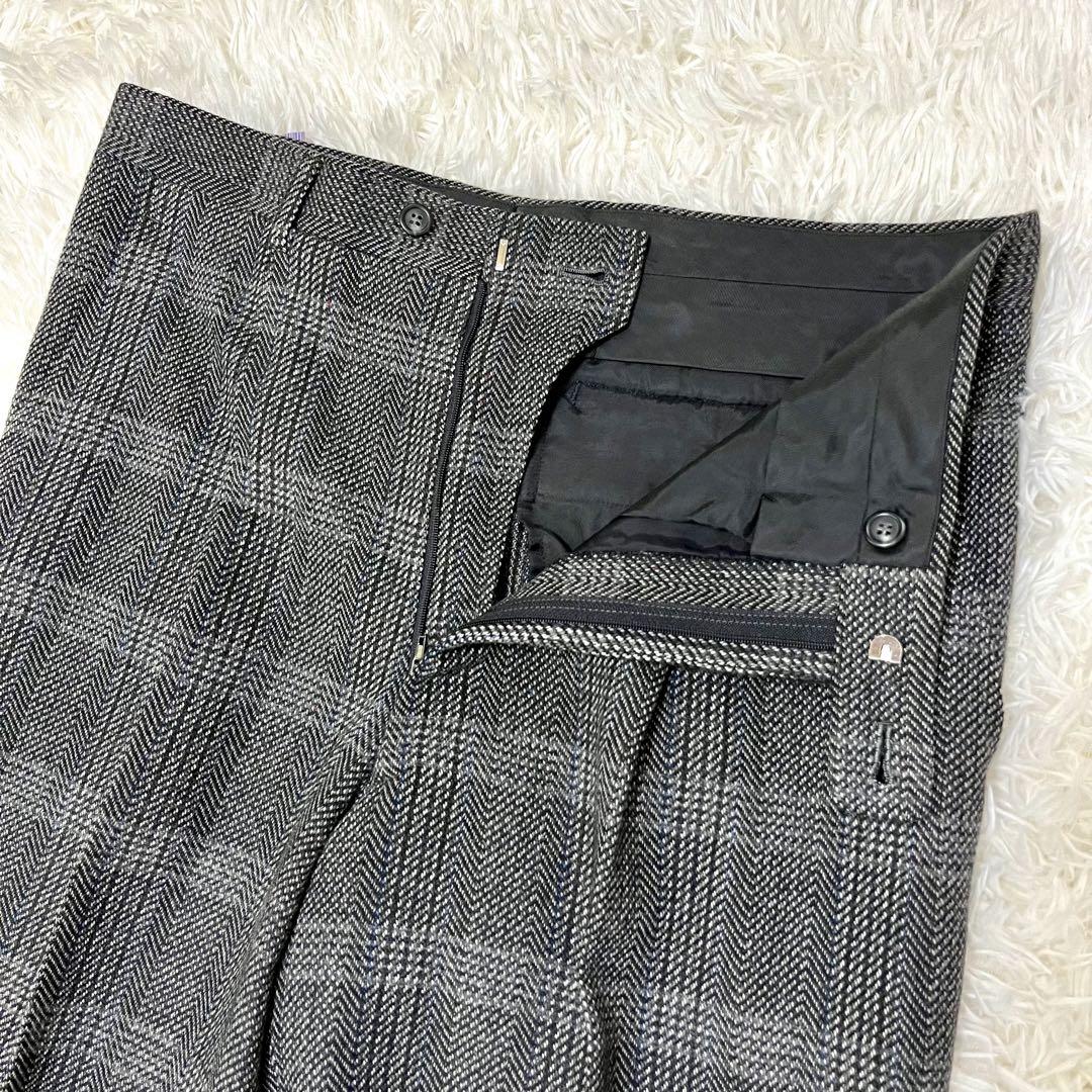 【美品】LANVIN PARIS ダブル ジャケット スーツ セットアップ L