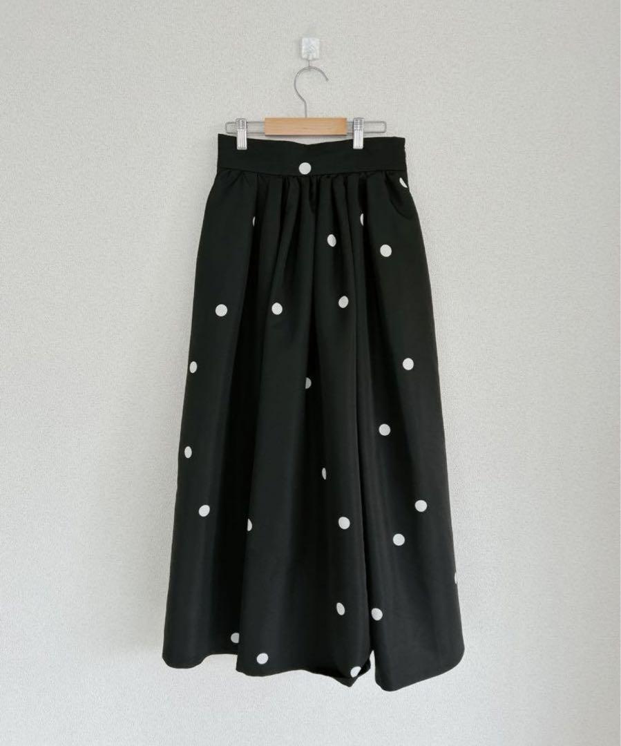 HIAND ドットロングスカート