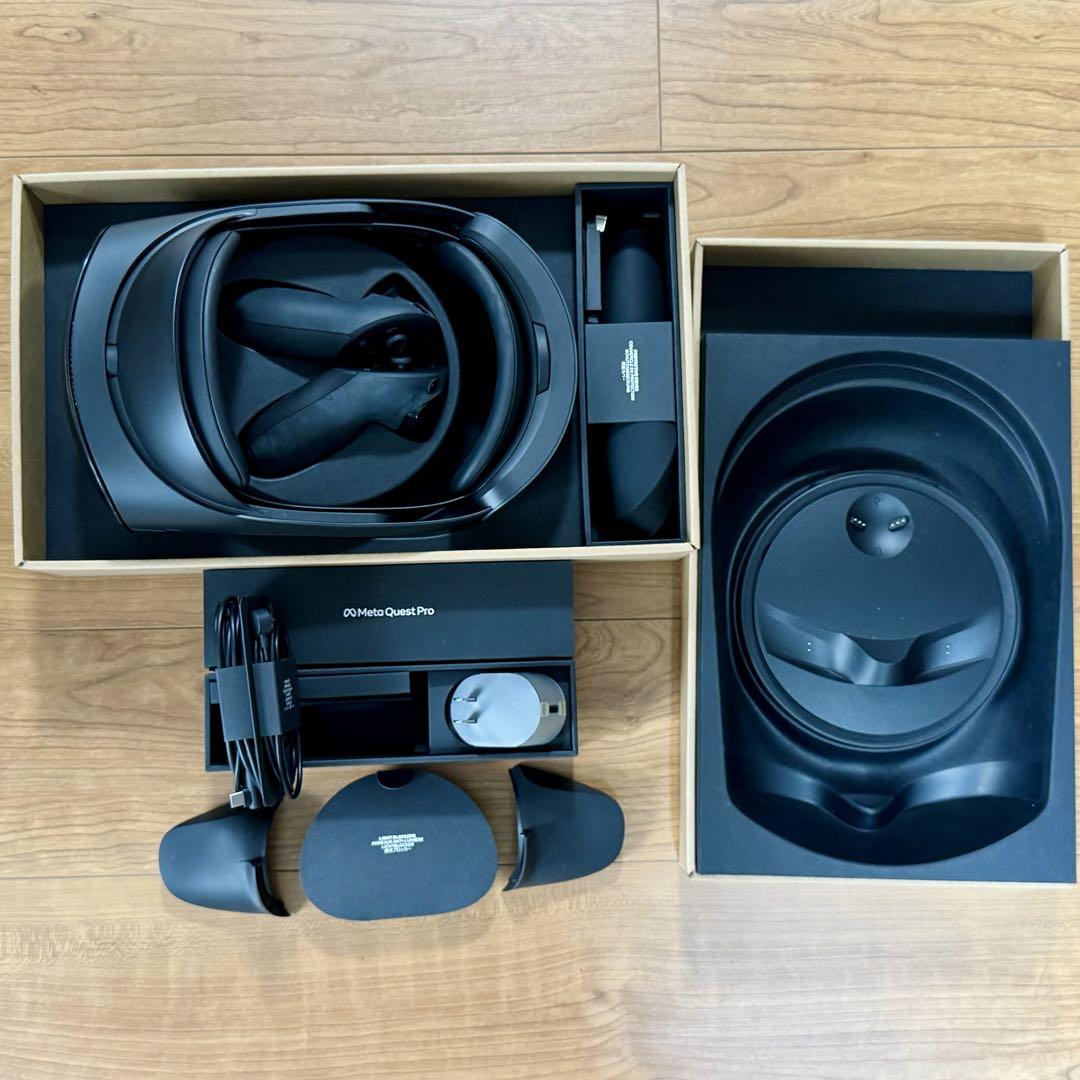 【未使用・アクセサリー付】 Quest Pro 256GB ヘッドセット 中古(A)] [A]Meta Quest Pro 256G オールインワンVRヘッドセット