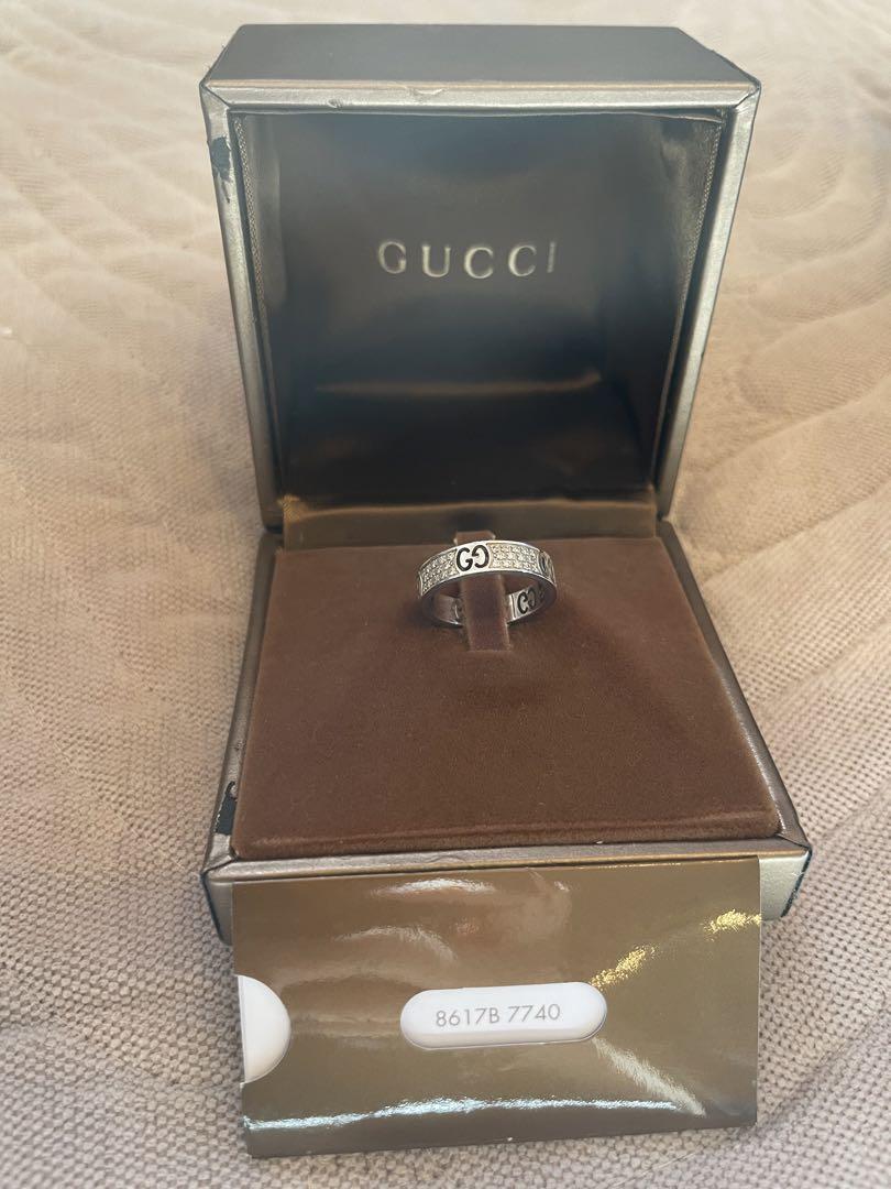 GUCCI GGロゴ ストーン アイコン スターダストリング