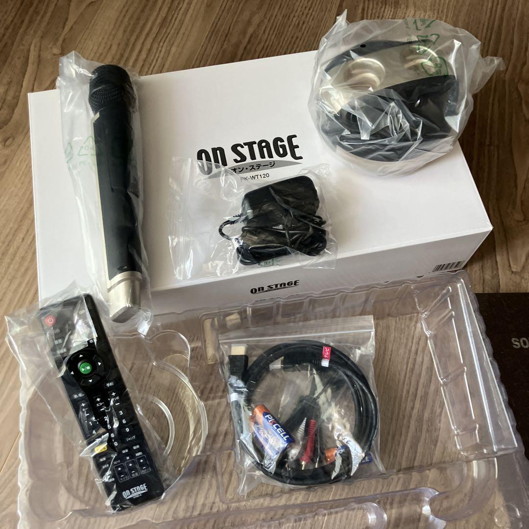 パーソナルカラオケ オンステージ PK-WT120 新品　　　　確認開封のみ
