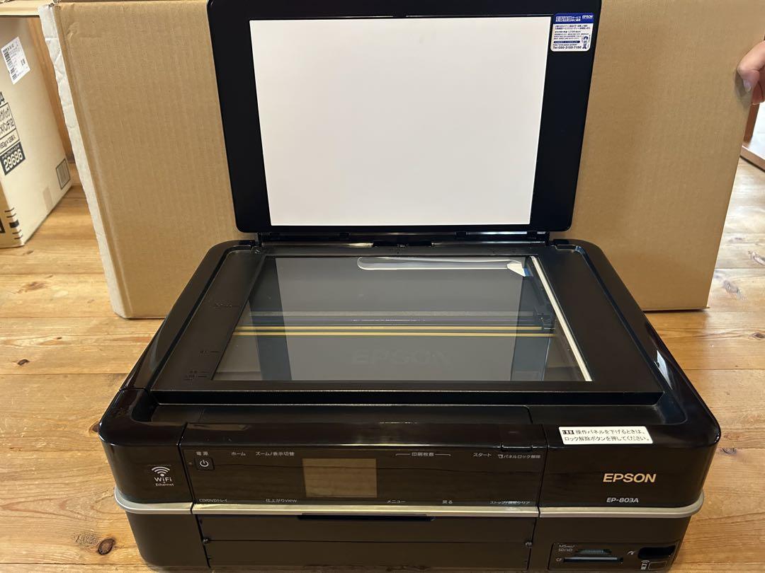 EPSON EP-803A インクジェットプリンター 通電確認 - メルカリ
