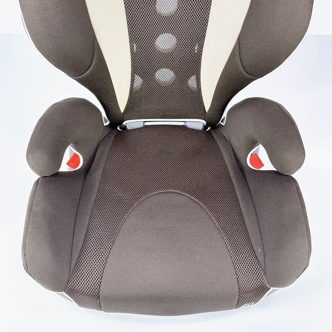 美品】エールべべ ジュニアシート サラット3ステップV3 ブラウン