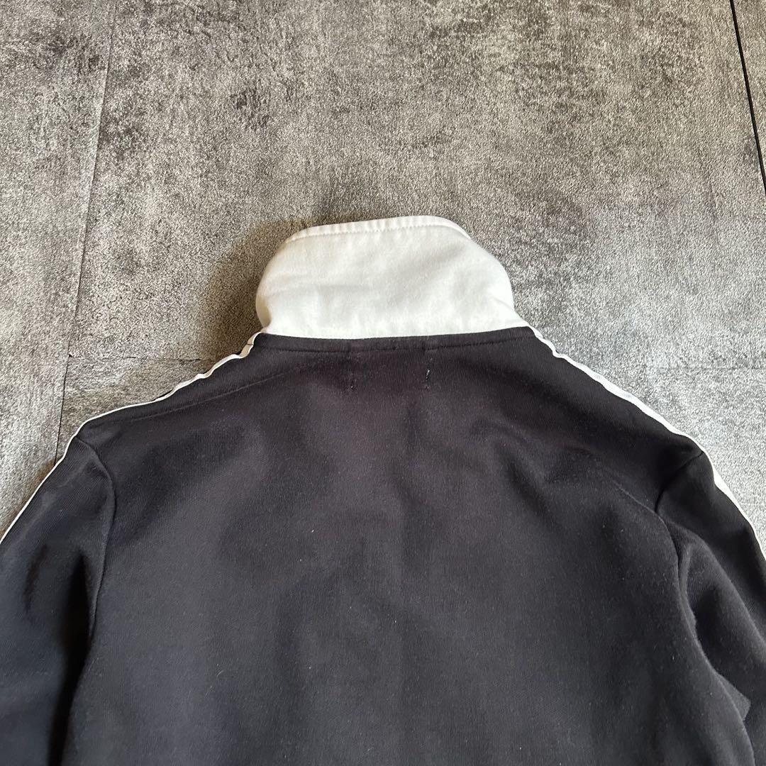 archive adidas track jacket black white