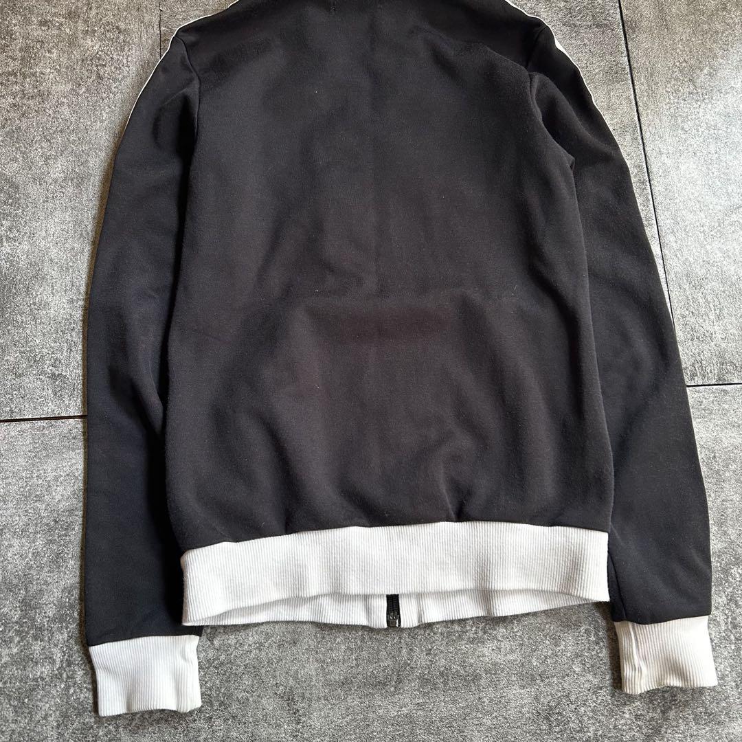 archive adidas track jacket black white