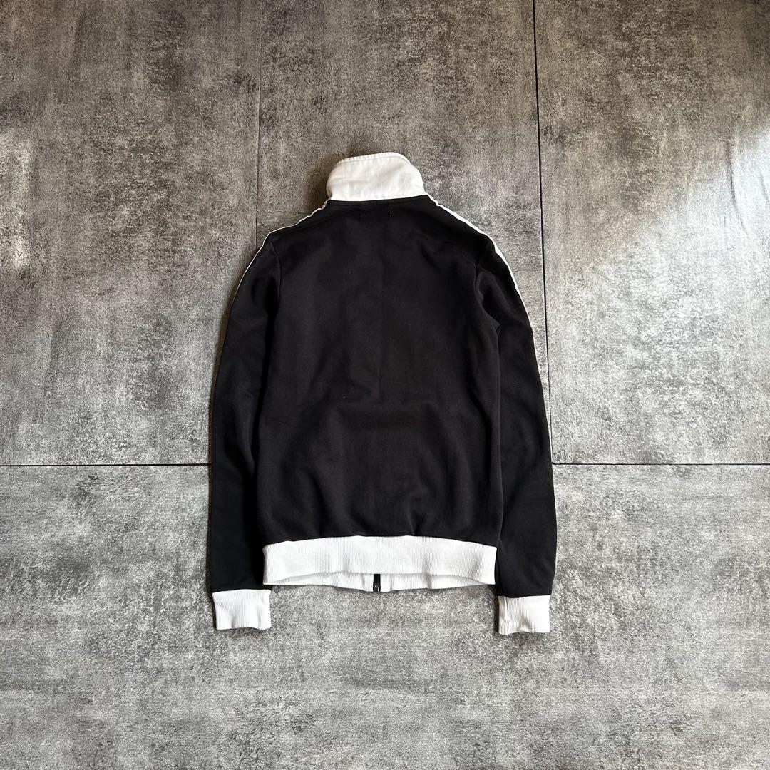 archive adidas track jacket black white