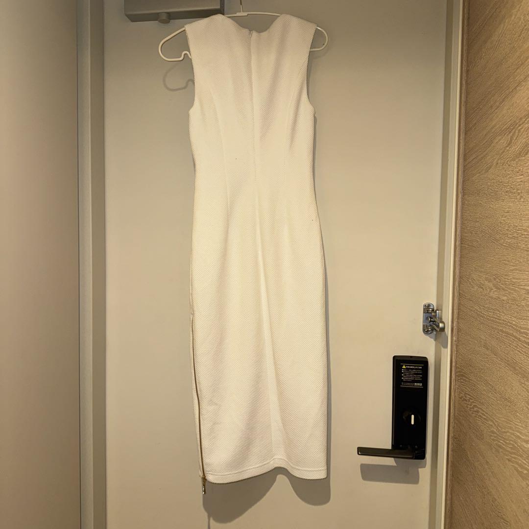 Veautt ホワイトタイトドレス XS