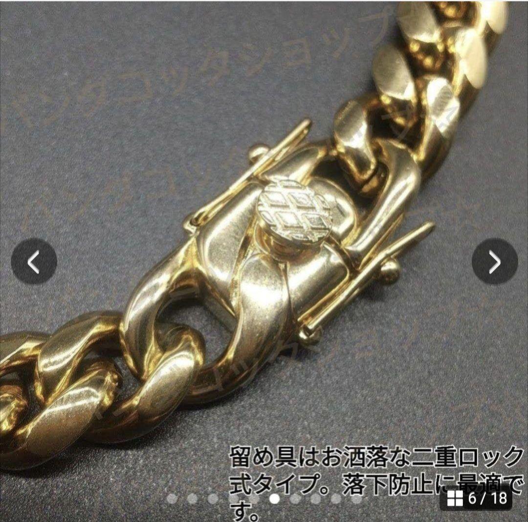 【60cm】【50cm】【10mm】【18K刻印あり】【Miami Cuban】