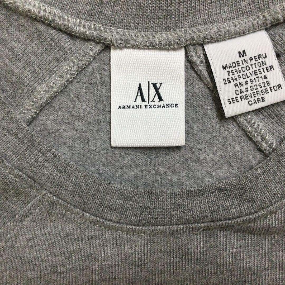 Armani Exchange グレー トレーナー M - メルカリ