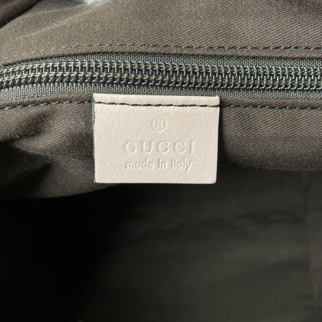 100 極美品　GUCCI グッチ　ハンドバッグ　GG柄
