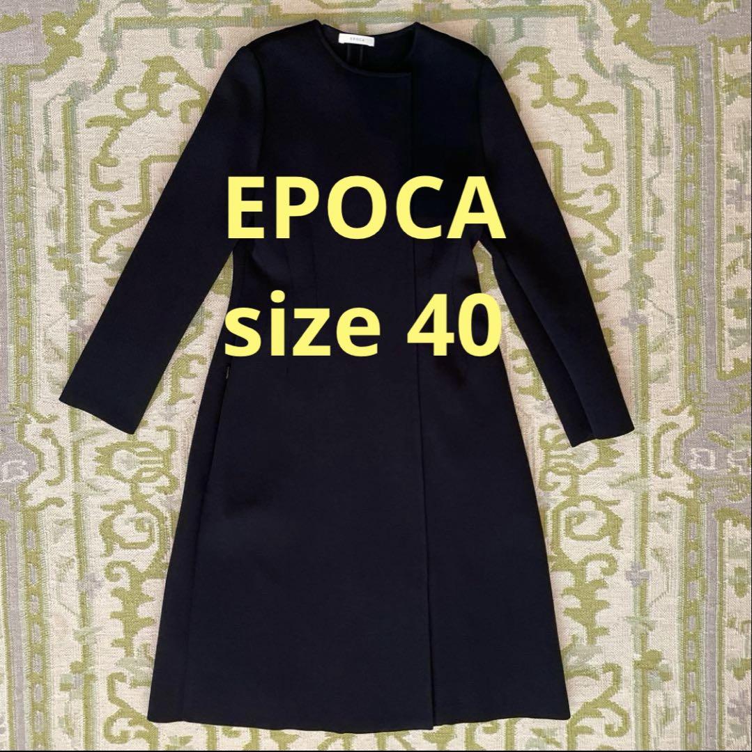 EPOCA】スプリングコート 40 ブラック EPOCA】スプリングコート 40 ブラック