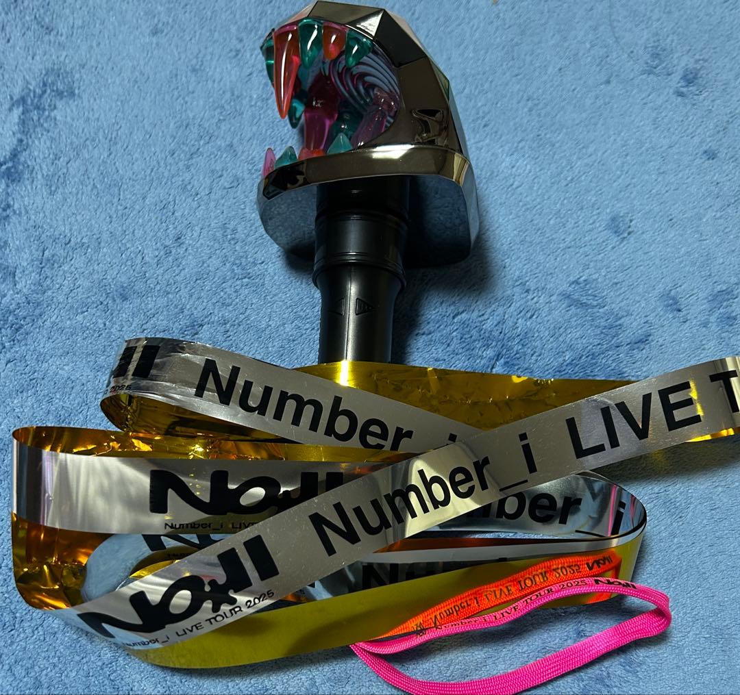 Number-i LIVE TOUR2025ペンライト 銀テ1本付