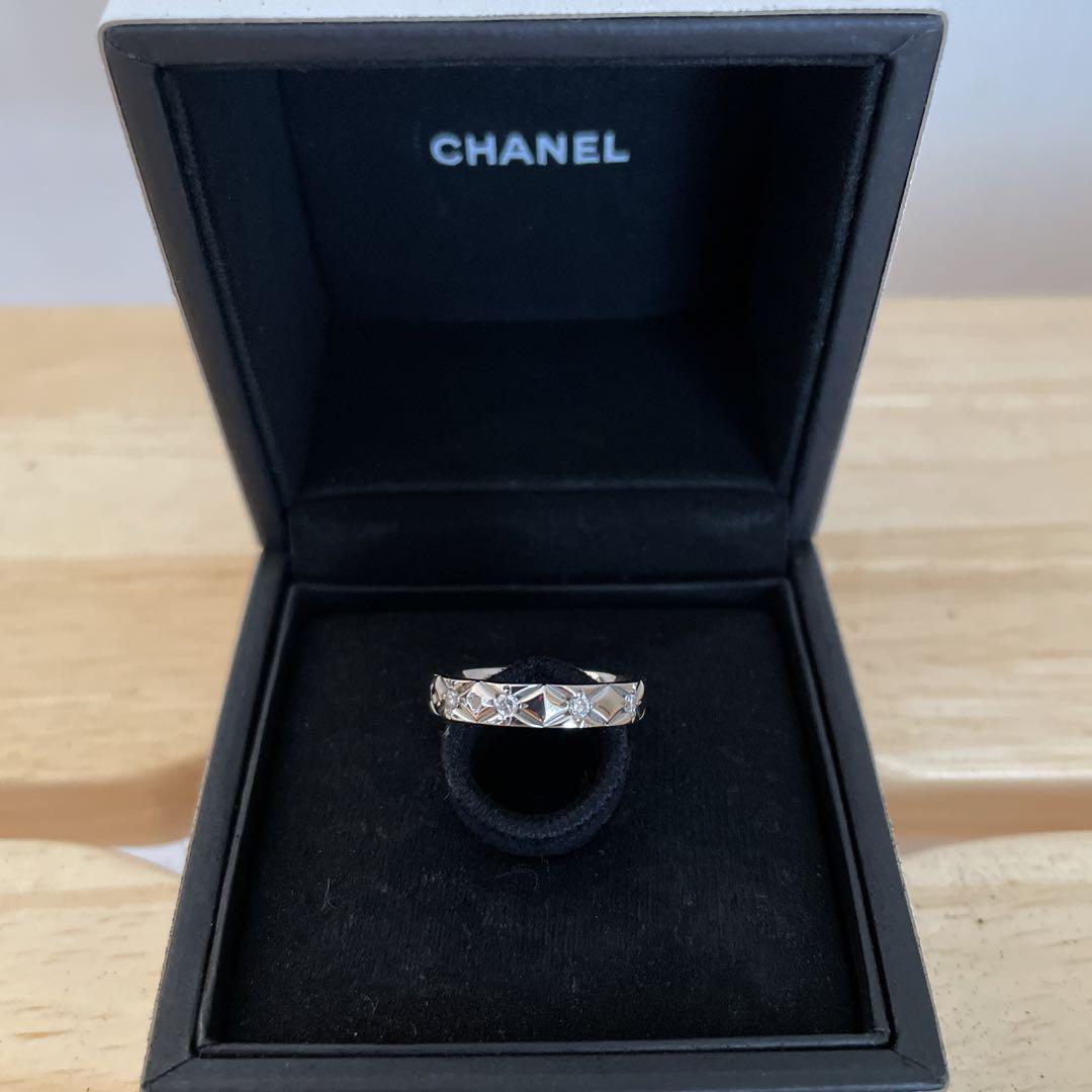 美品 CHANEL シャネル マトラッセ9P ダイヤモンドフルリング 画像1
