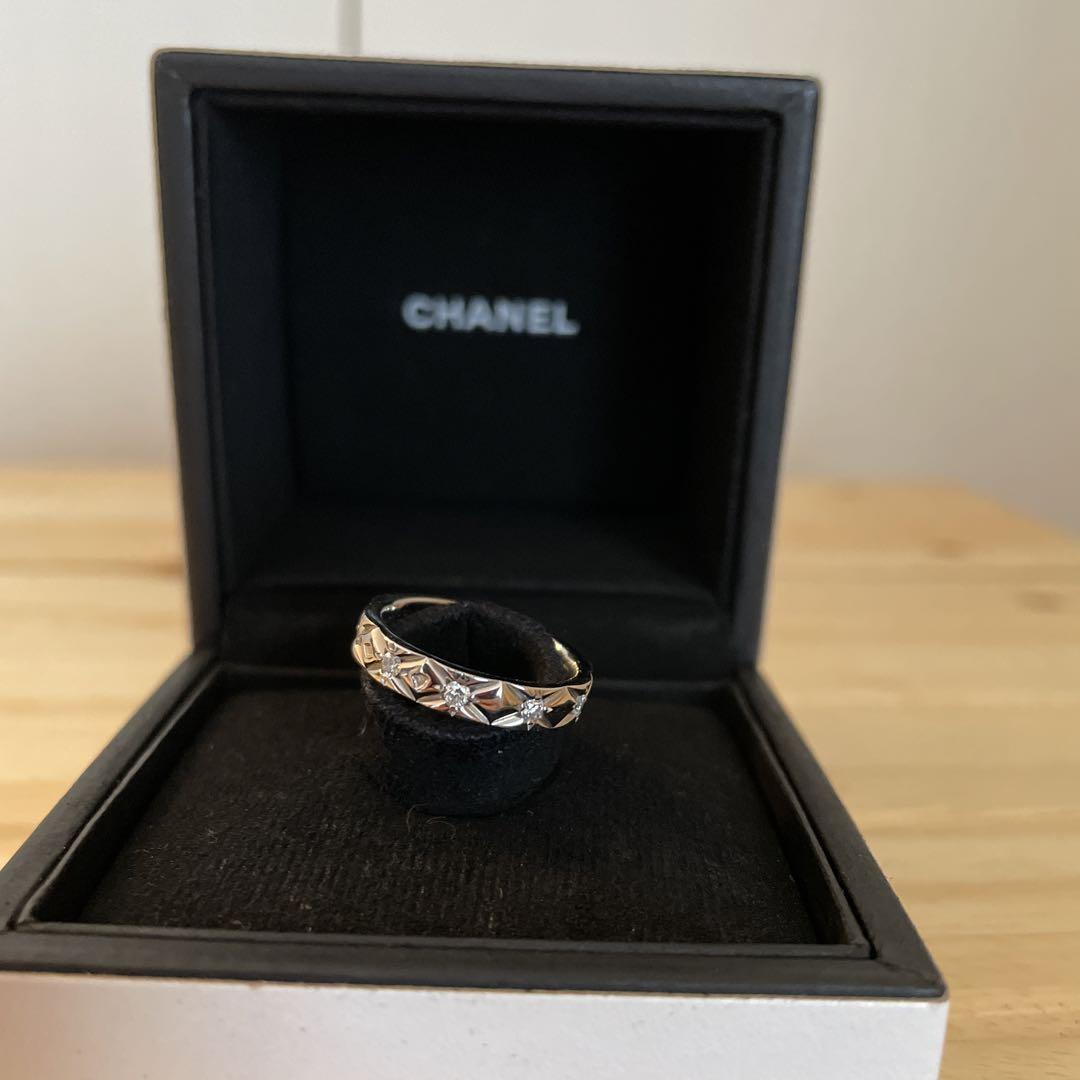 美品 CHANEL シャネル マトラッセ9P ダイヤモンドフルリング 画像3