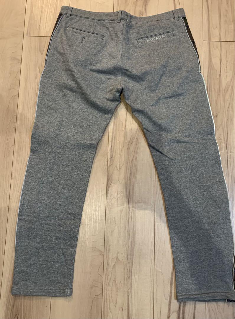 MARK&LONA ゴルフ スウェットパンツ【ライトグレー/M】美品！ MARK&LONA ゴルフ スウェットパンツ【ライトグレー/M】美品！